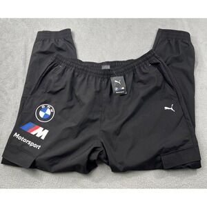 Puma BMW M Motor SPORT Race Track Pants Men's 40x32‎ Black 2XL
